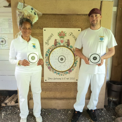 Le bouquet de Provins du dimanchf 24 mai avec nos archers .Bravo et merci a eux pour leur participation en représentant notre club .. a eux